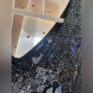 Express sequin mini dress-size S